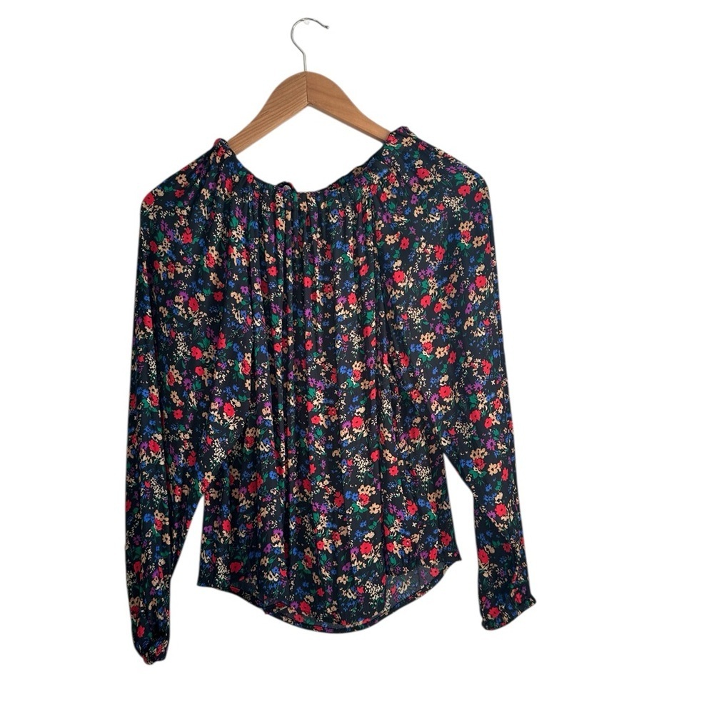 GAP Black Floral Women's Blouse